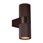 Nordlux Kyklop Wandleuchte Aluminium Rostig  Up & Down | Geeignet für 2x GU10