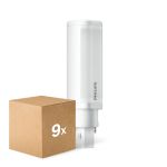 Mehrfachpackung 9x Philips CorePro PL-C LED 5.9W 660lm - 840 Kaltweiß | 2-Pins - Ersatz Für 13W