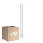 Mehrfachpackung 10x Philips CorePro PL-L LED Glühbirne Mains 24W - 830 Warmweiß | 4-Pins - Ersatz Für 55W