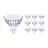 Mehrfachpackung 10x Philips Master Value LED Spot GU5.3 MR16 5.8W 460lm 36D - 930 Warmweiß | Höchste Farbwiedergabe - Dimmbar - Ersatz für 35W