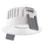 Ledvance LED-Spot Fix Aluminium Weiß 8W 680lm 36D - 930 Warmweiß | Ausschnitt 68mm - IP44 - Höchste Farbwiedergabe - Dimmbar