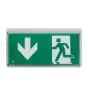 Ansell doppelseitiges Schild (Pfeil nach unten) für LED-Notbeleuchtung Sign Eagle 3-in-1