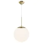 Nordlux Grant Pendelleuchte Glas Gold | Geeignet für E27