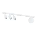 Emibig Deckenleuchte Baster Stahl Weiß | Geeignet für 3x GU10 - Max 8W, 1x E14 - Max 10W