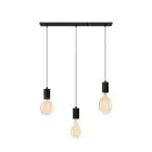 Calex XXL Hohe Lumen Gold Komplettset - Including 3 XXL Glühbirnes + Cordset Rechteckig basis