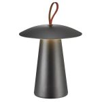 Nordlux Lampe De Chevet Ara Batterie Aluminium Noir 2W 240lm - 830 Blanc Chaud | Dimmable Touch