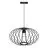 D'Lite Suspension Luminaire Kemmel Métal Et Plastique Dépolie Noir | Convient Pour 1x E27