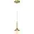 Nordlux Contina Suspension Luminaire Métal Laiton | Convient pour 1x G9