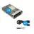 Mean Well Driver | LRS15024 | IP20 | 24V | 150W + Câble D'Alimentation 2m avec Terre