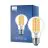 Philips MASTER LED Ampoule Ultra Efficient E27 Poire Claire 5.2W 1095lm - 827 Blanc Très Chaud | Équivalent 75W