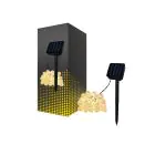 Bright Choice Guirlande lumineuse LED Moonballs ABS 1W 20lm - 830 Blanc Chaud + RGB | IP65 - Solar